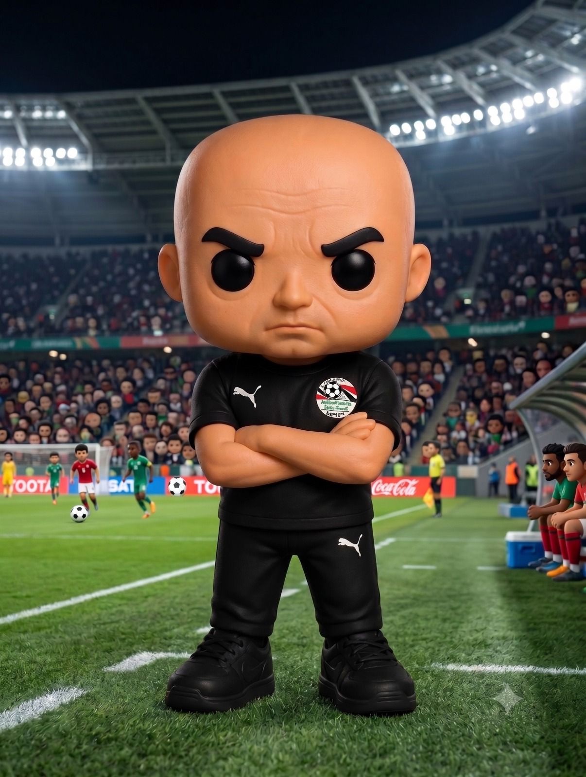 Hossam Hassan — Custom 3D Figure